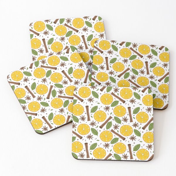 Item preview, Christmas spices on white background designed and sold by floralfan.
