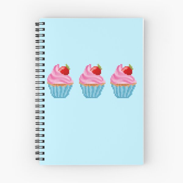 Item preview, Retro Pixel Strawberry Frosted Cupcake designed and sold by 8BitTrip.