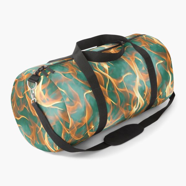 Item preview, Green backdrop flame inferno pattern designed and sold by hendrikspix.