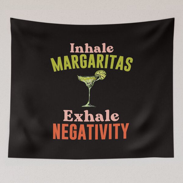 Item preview, Inhale Margaritas Exhale Negativity - Funny Glass Of Margarita designed and sold by leo121687.