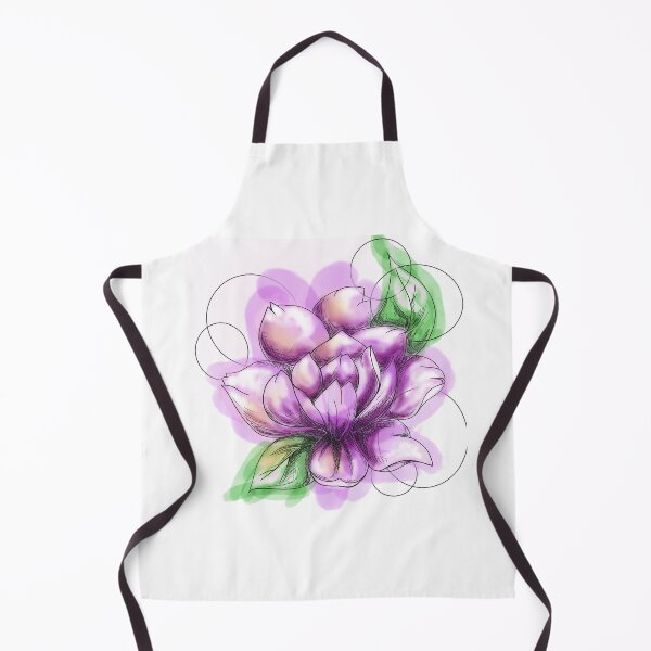 Aperçu de l'œuvre Motif de sublimation, fleur violette, décor de magnolia créée et vendue par Lucia85.