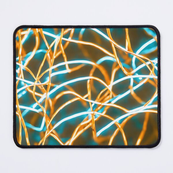 Item preview, Hot cables with neon lights pattern designed and sold by hendrikspix.