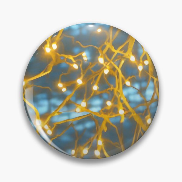 Item preview, Gold threads with lights pattern designed and sold by hendrikspix.
