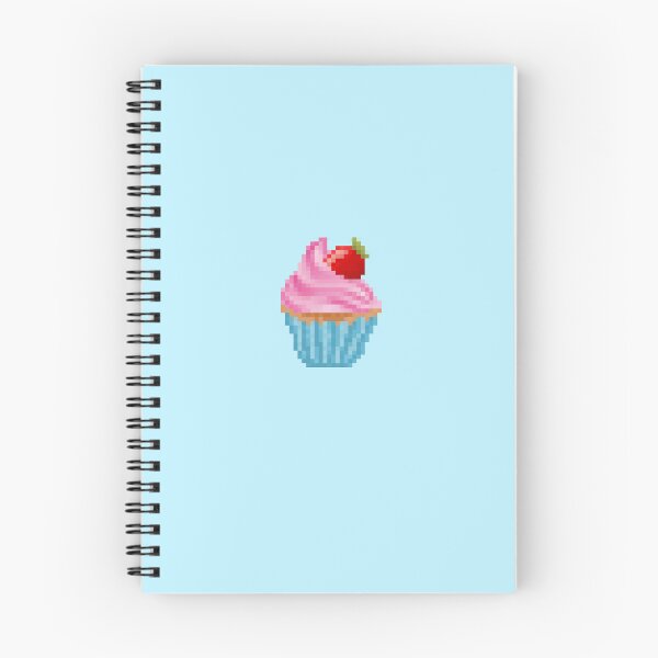 Item preview, Retro Pixel Strawberry Frosted Cupcake designed and sold by 8BitTrip.
