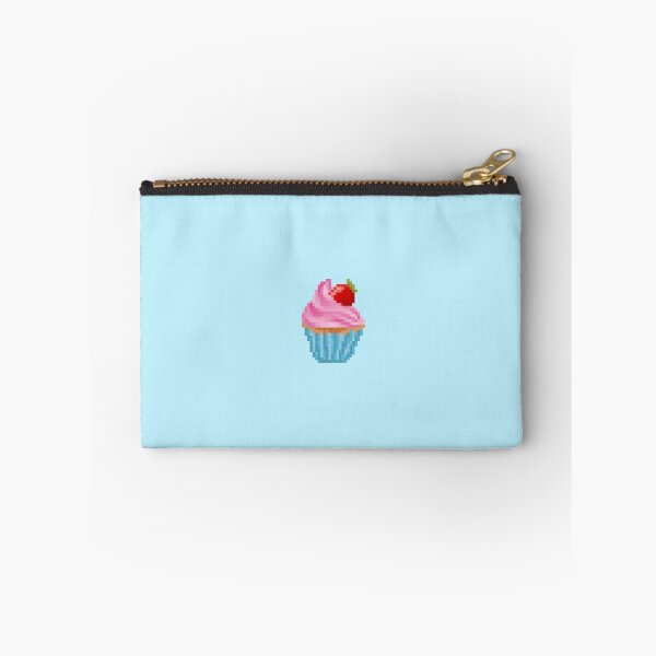 Item preview, Retro Pixel Strawberry Frosted Cupcake designed and sold by 8BitTrip.