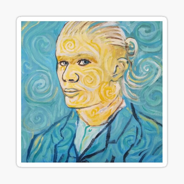 50 Van Gogh Painting Sticker Van Gogh Vincent Van Gogh Themed Paintings Van  Gogh Portrait Starry Night Decor Label Sticker Fine Art Gift 