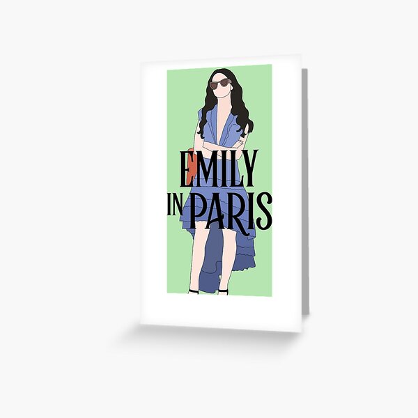 Emily in Paris Heart Dress Card Set Paris Everyday Cards Set 