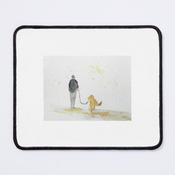 Item preview, Loose painting. Dog walking.  designed and sold by watercolorsLiz.