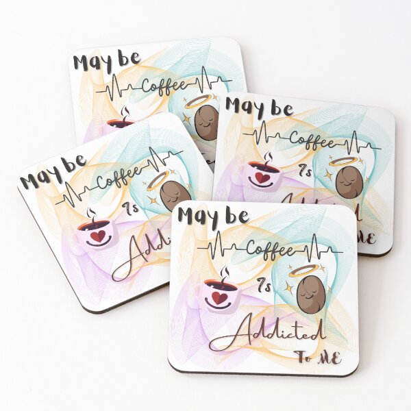 Item preview, Coffee break - may be coffee is addicted to me | coffee design | for coffee lovers |  designed and sold by Arteartz.