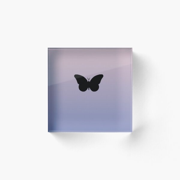 Item preview, fink and blue butterfly designed and sold by Uffcagla.