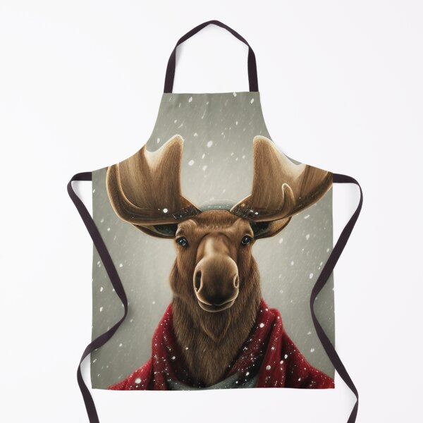 Item preview, Portrait of a Moose in the Winter Snow designed and sold by meggydesigns.