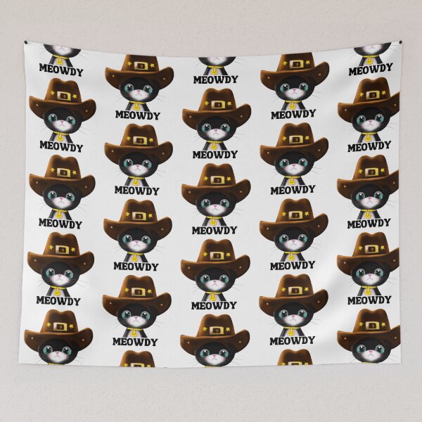 Item preview, Meowdy cat Cowboy cowgirl T-shirt designed and sold by Nerdygirlteez.