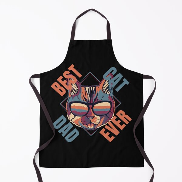 Item preview, Best Cat Dad Ever Retro designed and sold by NinniSilver.