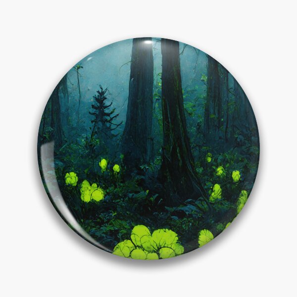 Item preview, Eerie Fantasy Forest With Alien Plants designed and sold by madtoyman.