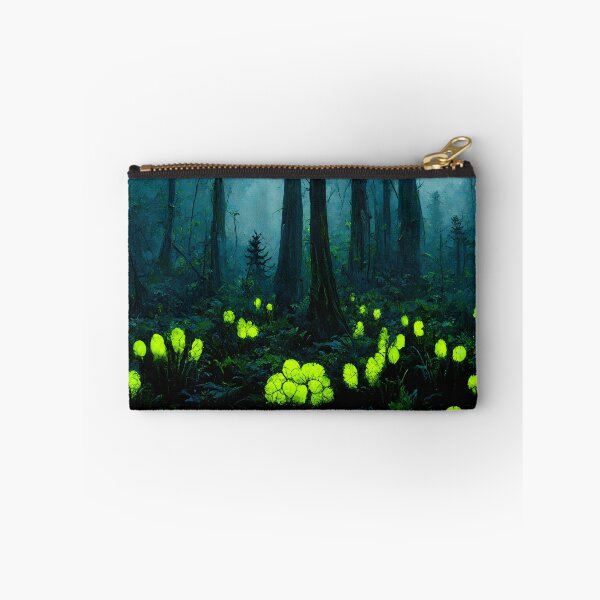 Item preview, Eerie Fantasy Forest With Alien Plants designed and sold by madtoyman.