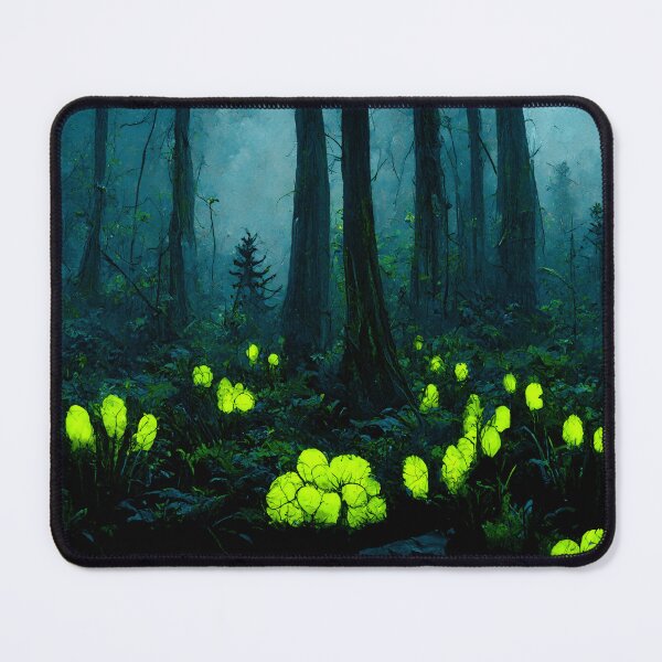 Item preview, Eerie Fantasy Forest With Alien Plants designed and sold by madtoyman.