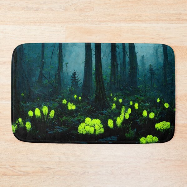 Item preview, Eerie Fantasy Forest With Alien Plants designed and sold by madtoyman.