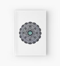 Grüne Marmormandala Notizbuch