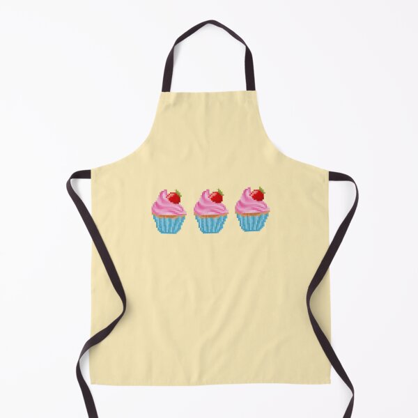 Item preview, Retro Pixel Pink Frosted Cupcakes designed and sold by 8BitTrip.