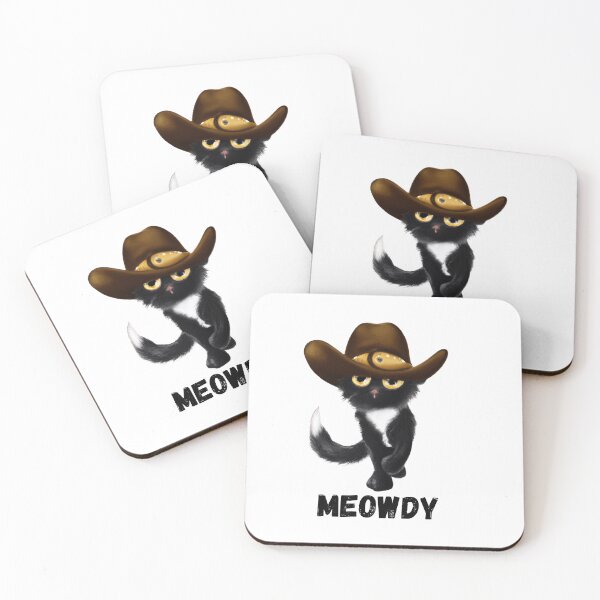 Item preview, Meowdy cat Cowboy cowgirl T-shirt designed and sold by Nerdygirlteez.