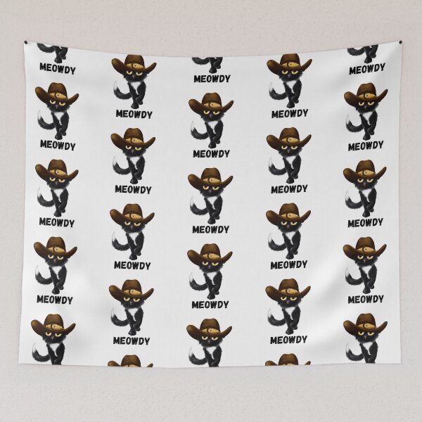 Item preview, Meowdy cat Cowboy cowgirl T-shirt designed and sold by Nerdygirlteez.