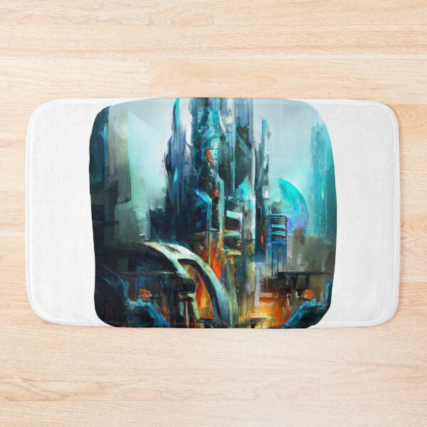 Item preview, Futuristic city Lunar Chronicles designed and sold by addict2reading.