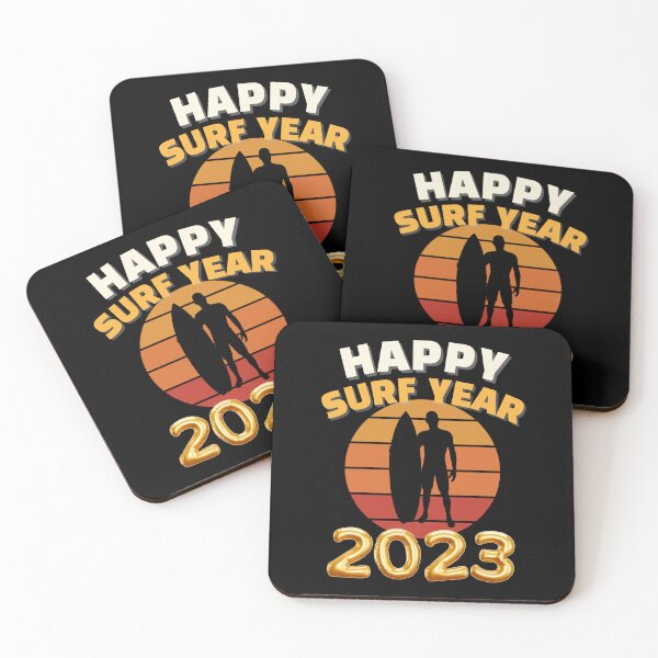 Item preview, happy surf year 2023 designed and sold by Diamaber.