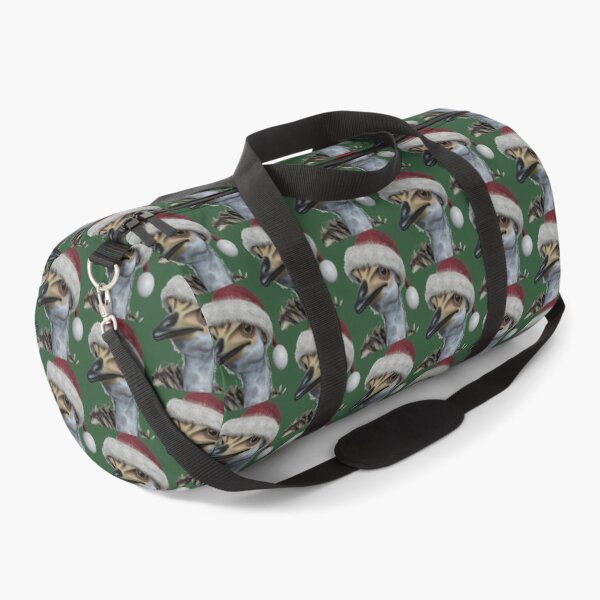 Item preview, Cute Australian Emu Wearing A Festive Holiday Hat designed and sold by taiche.