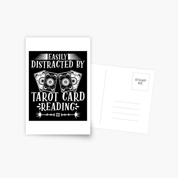 Item preview, Easily Distracted By Funny Tarot Card Reading Cartomancy Fan designed and sold by Nessshirts.