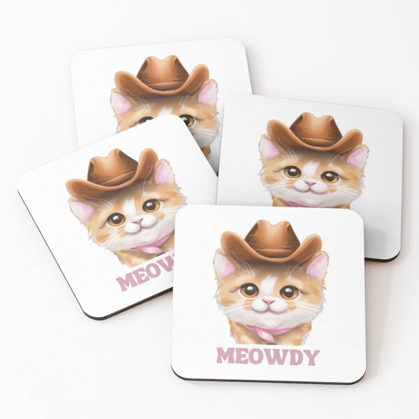 Item preview, Meowdy cat Cowboy cowgirl T-shirt designed and sold by Nerdygirlteez.