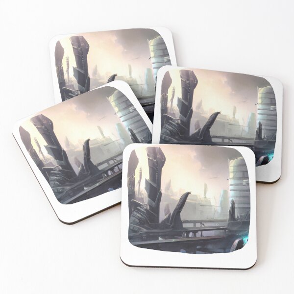 Item preview, Futuristic city Lunar Chronicles designed and sold by addict2reading.