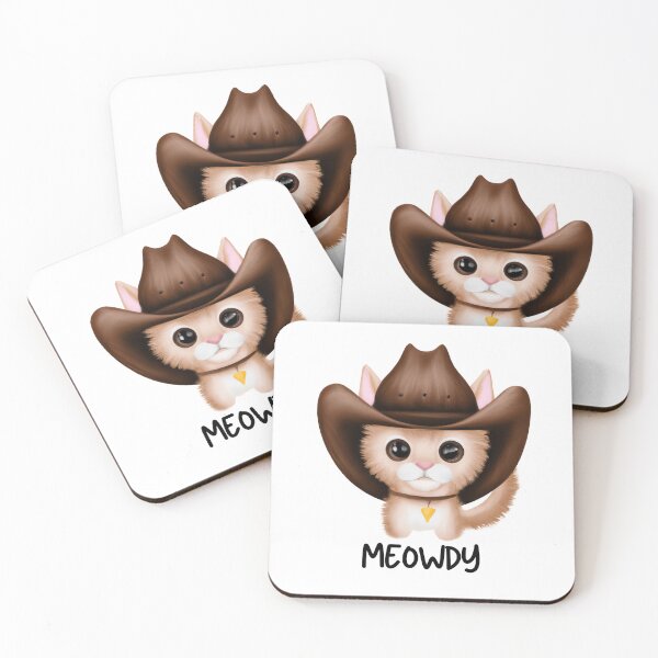 Item preview, Meowdy cat Cowboy cowgirl T-shirt designed and sold by Nerdygirlteez.