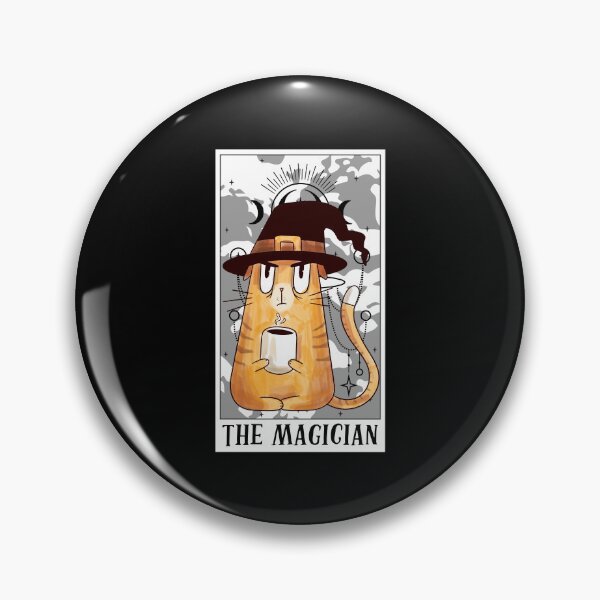 Item preview, The Magician Tarot Card Funny Cat Tarot Card Tarot Cards Fan designed and sold by Nessshirts.