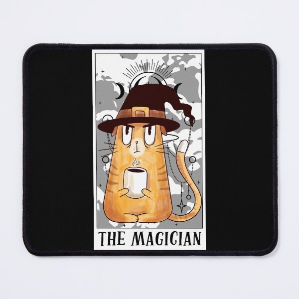 Item preview, The Magician Tarot Card Funny Cat Tarot Card Tarot Cards Fan designed and sold by Nessshirts.