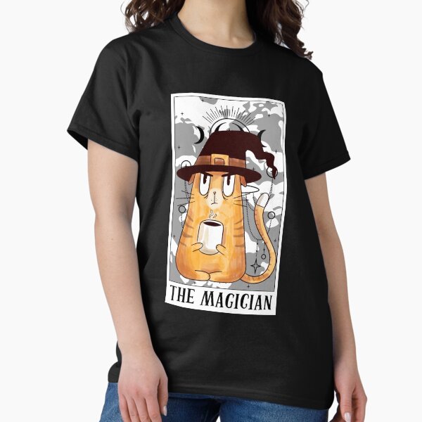 Item preview, The Magician Tarot Card Funny Cat Tarot Card Tarot Cards Fan designed and sold by Nessshirts.