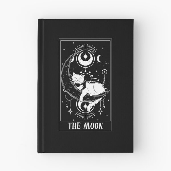 Item preview, The Moon Tarot Card Funny Cat Tarot Card A Tarot Cartomancy designed and sold by Nessshirts.