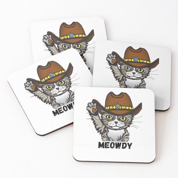 Item preview, Meowdy cat Cowboy cowgirl T-shirt designed and sold by Nerdygirlteez.