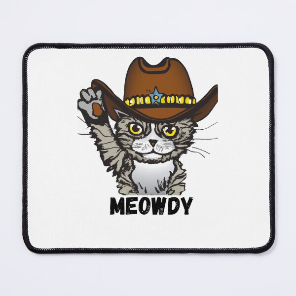 Item preview, Meowdy cat Cowboy cowgirl T-shirt designed and sold by Nerdygirlteez.