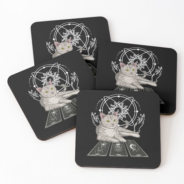 Item preview, Cat Tarot Card Reader Awesome Tarot Cards Reading Cartomancy designed and sold by Nessshirts.