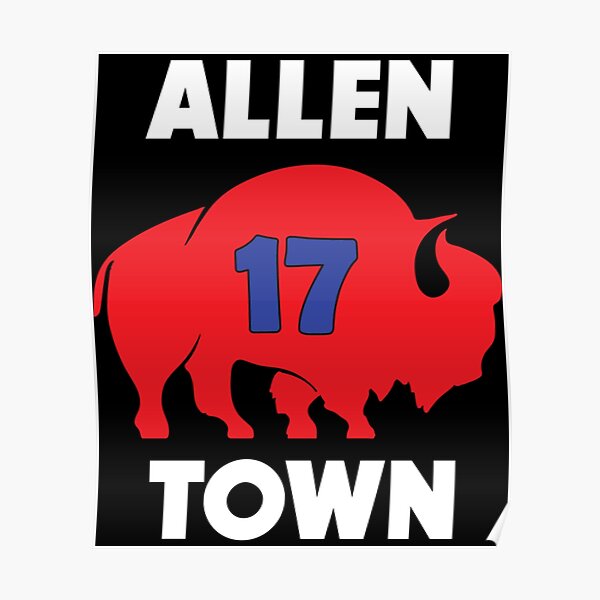 Ctwpod Josh Allen Buffalo Bills Potato Drawing T-Shirt