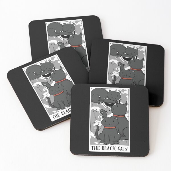 Item preview, Funny The Black Cats Tarot Card The Cat Tarot Cartomancy Fan designed and sold by Nessshirts.