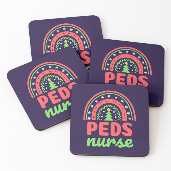 Item preview, Peds Nurse Pediatric Nursing Christmas Boho Rainbow designed and sold by jaygo.