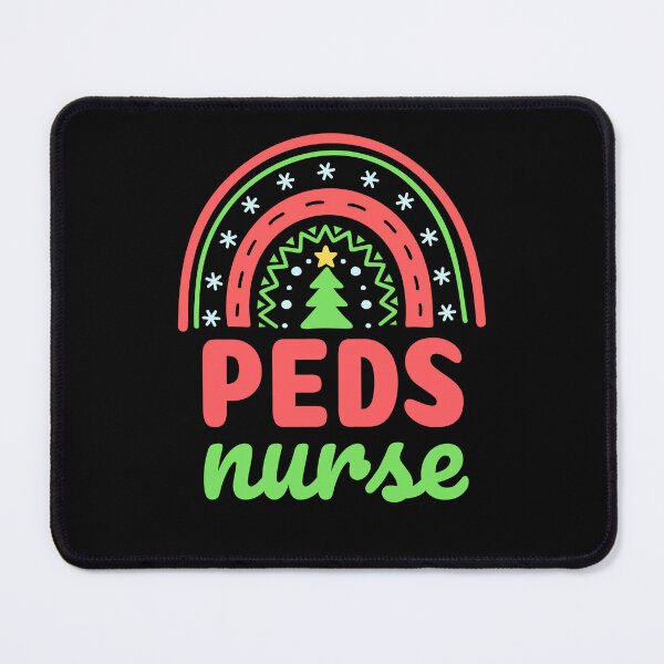 Item preview, Peds Nurse Pediatric Nursing Christmas Boho Rainbow designed and sold by jaygo.