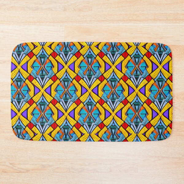 Item preview, African Art, Colorful African pattern designed and sold by Huesoffun.