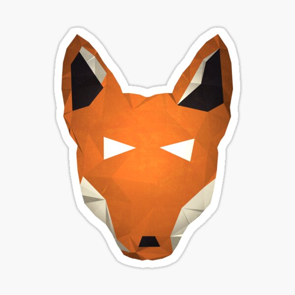 Wes the Ethiopian Wolf Sticker