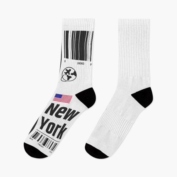 Item preview, NEW YORK NYC Flight Ticket designed and sold by tshirtsandme.