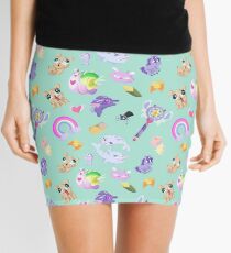 Star vs the Forces of Evil Pattern ( blue ) Mini Skirt