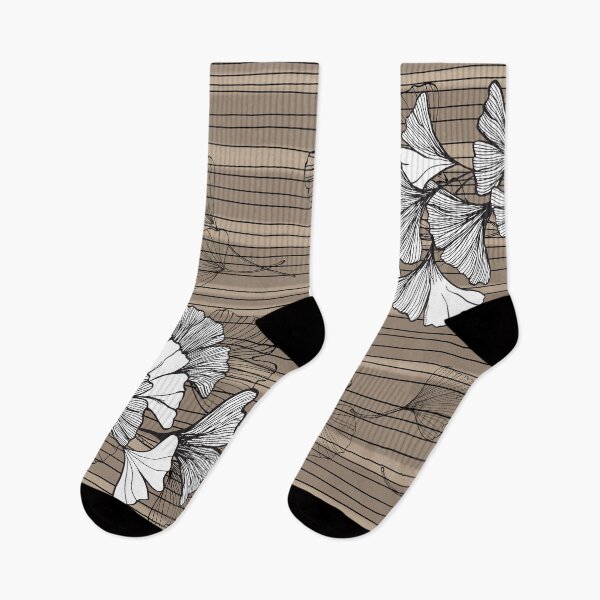 Item preview, Gingko Leaves Brown designed and sold by bloodberi.
