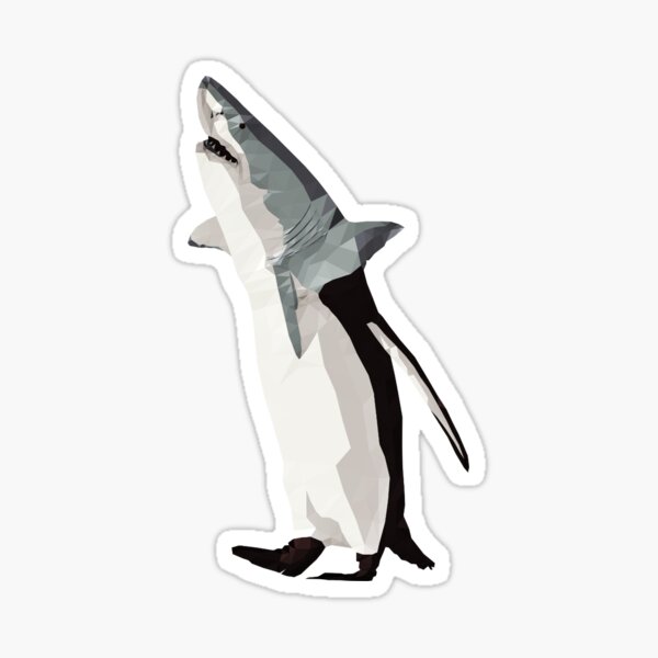 Sanguine the Sharkguin Sticker