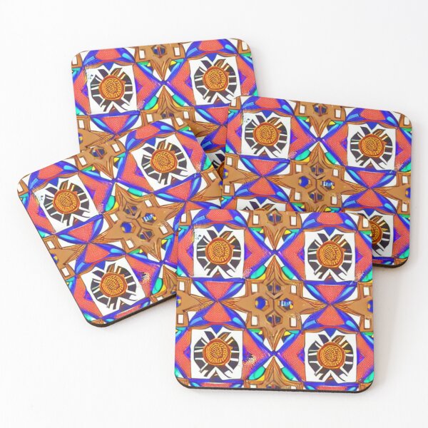 Item preview, Arte africano, patrón de diseño africano colorido designed and sold by Huesoffun.